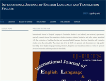 Tablet Screenshot of eltsjournal.org